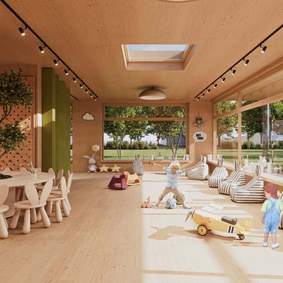 Neubau Doppelkindergarten